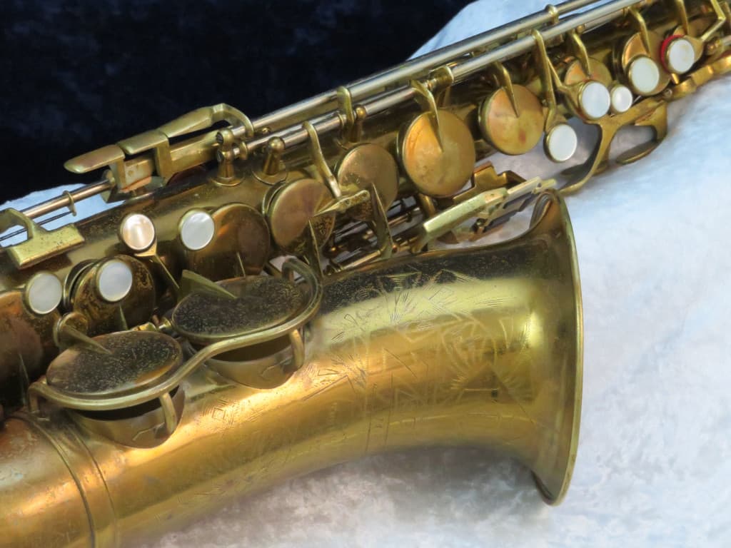 King Zephyr Alto Saxophone with Art Deco Serial #229856