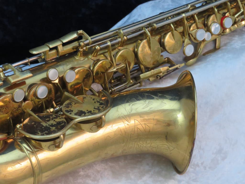 King Zephyr Alto Saxophone with Art Deco 1930's Serial #179693 King Zephyr Alto Saxophone with Art Deco 1930's Serial #179693