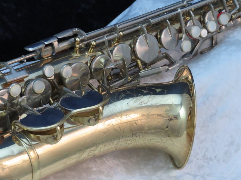 King Zephyr Alto Saxophone with Art Deco Serial #173355 King Zephyr Alto Saxophone with Art Deco Serial #173355