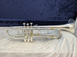 Silver Plated Bach Stradivarius Model 37 Trumpet Serial#304304 Silver Plated Bach Stradivarius Model 37 Trumpet Serial#304304