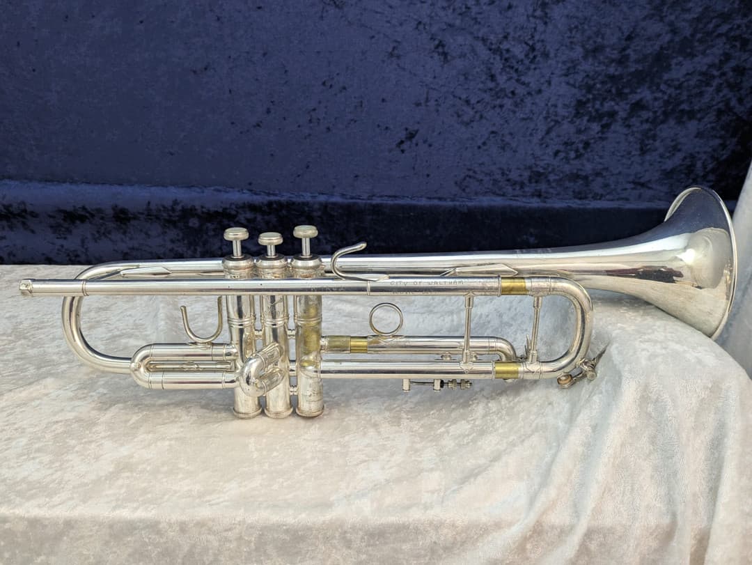 Silver Plated Bach Stradivarius Model 37 Trumpet Serial#304304 Silver Plated Bach Stradivarius Model 37 Trumpet Serial#304304