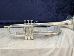Silver Plated Bach Stradivarius Model 37 Trumpet Serial#304304 Silver Plated Bach Stradivarius Model 37 Trumpet Serial#304304