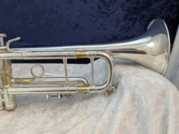 Silver Plated Bach Stradivarius Model 37 Trumpet Serial#304304 Silver Plated Bach Stradivarius Model 37 Trumpet Serial#304304