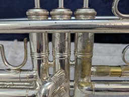Silver Plated Bach Stradivarius Model 37 Trumpet Serial#304304 Silver Plated Bach Stradivarius Model 37 Trumpet Serial#304304
